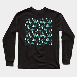 Winter Christmas Pattern Long Sleeve T-Shirt